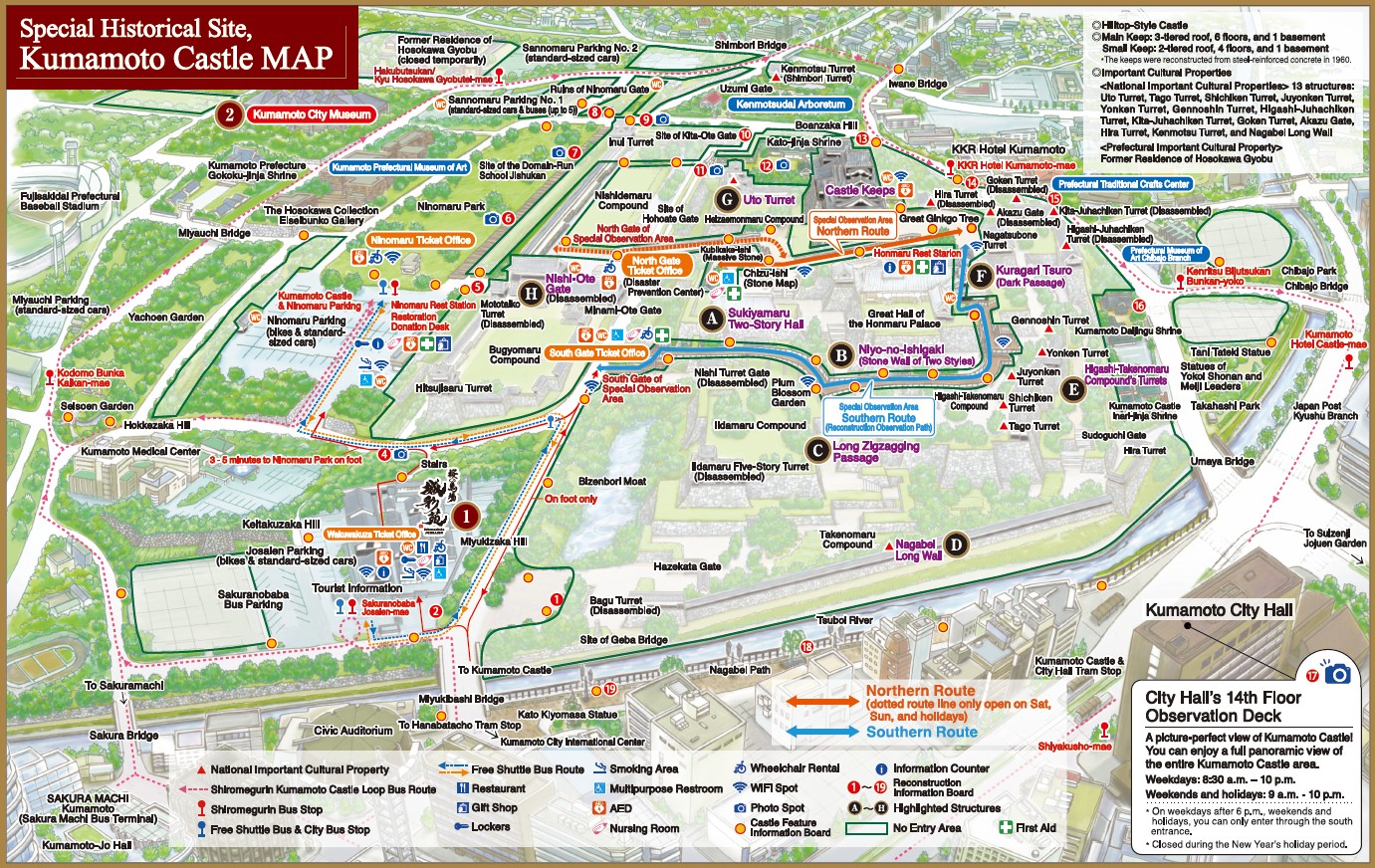 Kumamoto Castle MAP