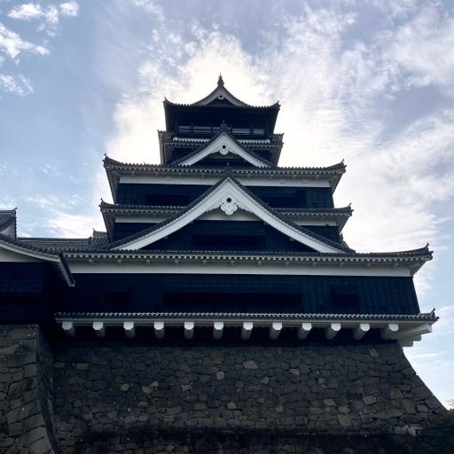 302早朝の天守閣