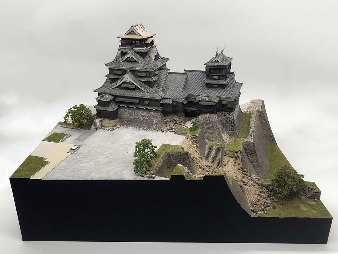 プラモデル 1/144 スケール 「熊本城」 - 模型/プラモデル